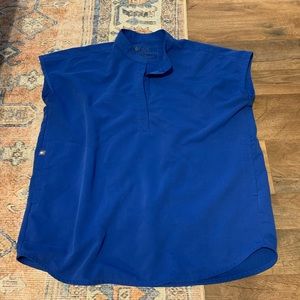 Rafaela Figs Scrub Top - Size XS Royal Blue